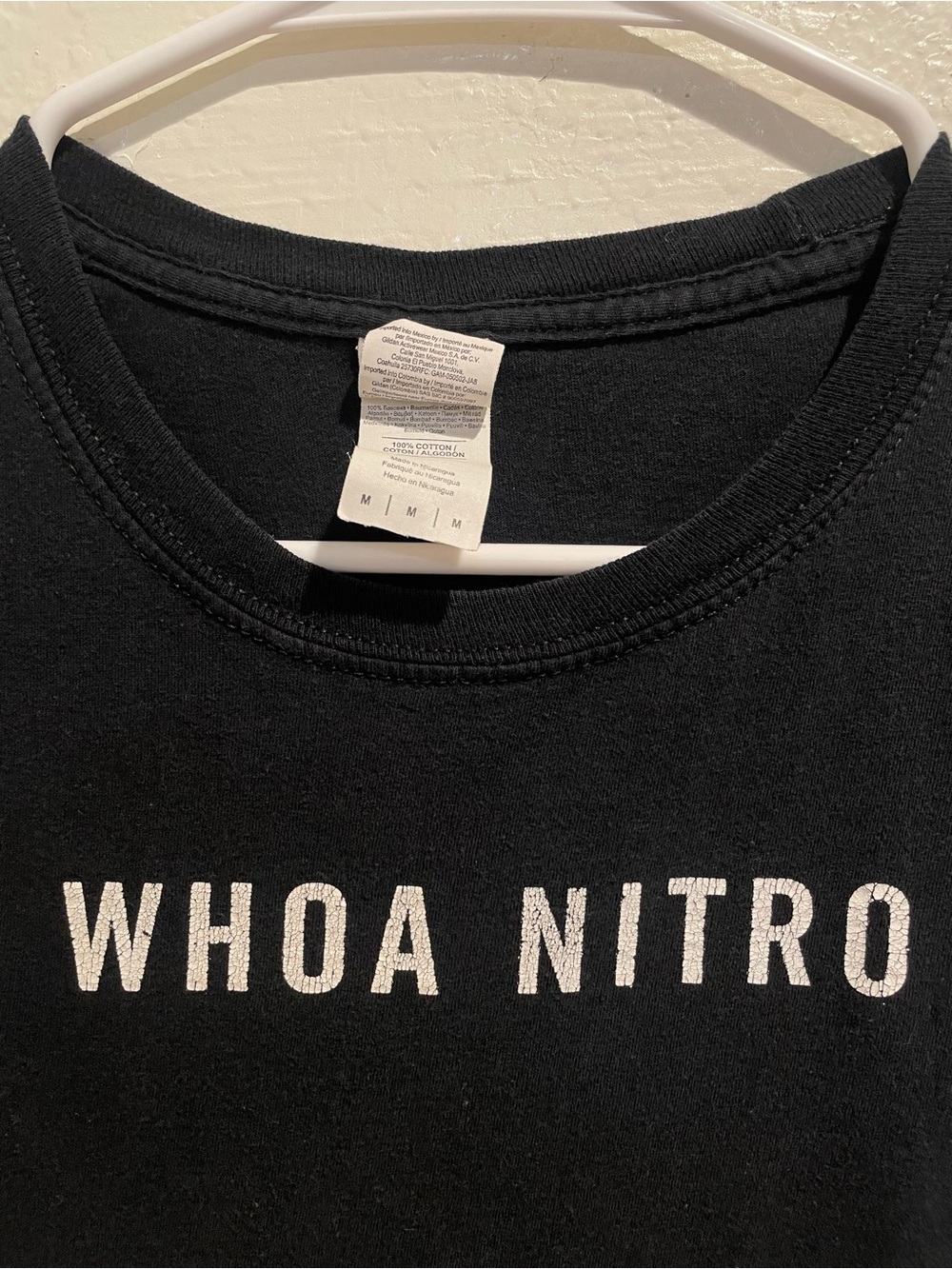 āļø Starbucks Whoa Nitro Cold Brew Tee Graphic Shirt Medium M ⢠Black Merch Cute - Picture 4 of 8